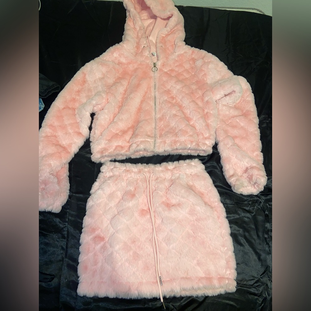 Pink Fluffy Outfit